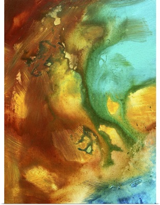 River Of Rust I -  Bold Modern Abstract Painting