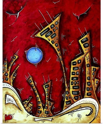 Stand Tall - Contemporary Bold Cityscape