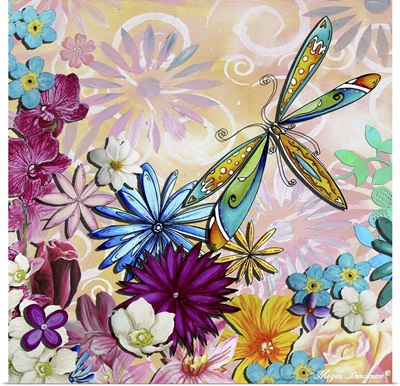 Whimsical Floral Collage II