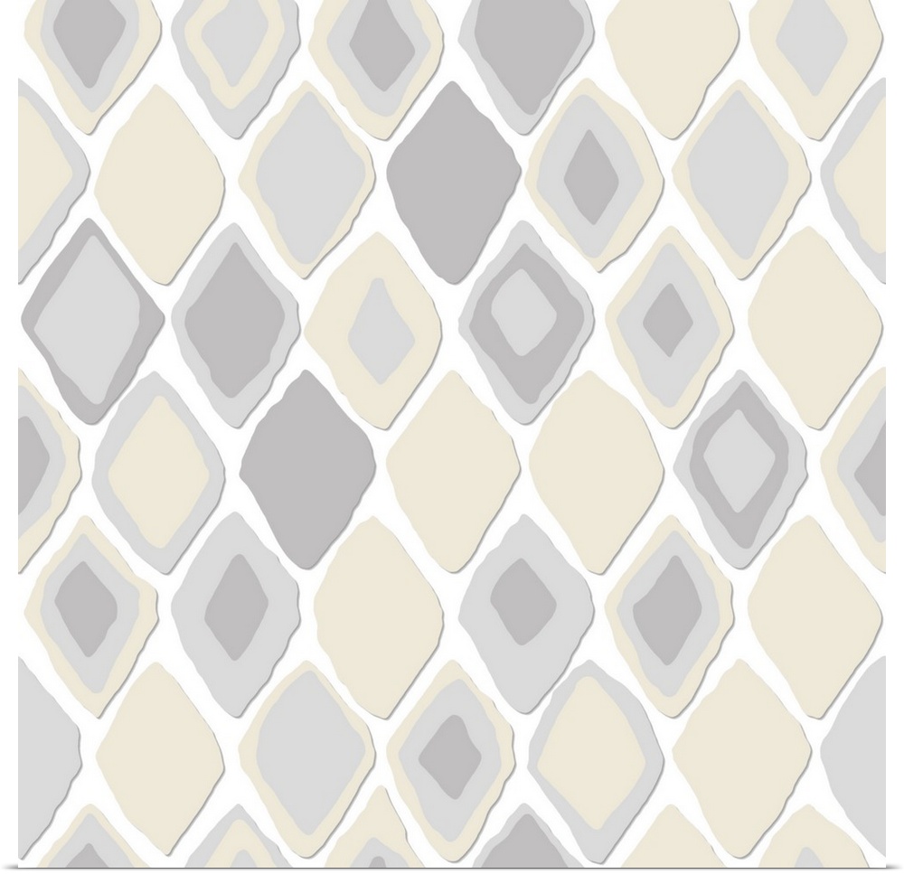 repeating pattern ~ ikat inspired diamonds (Indian summer)