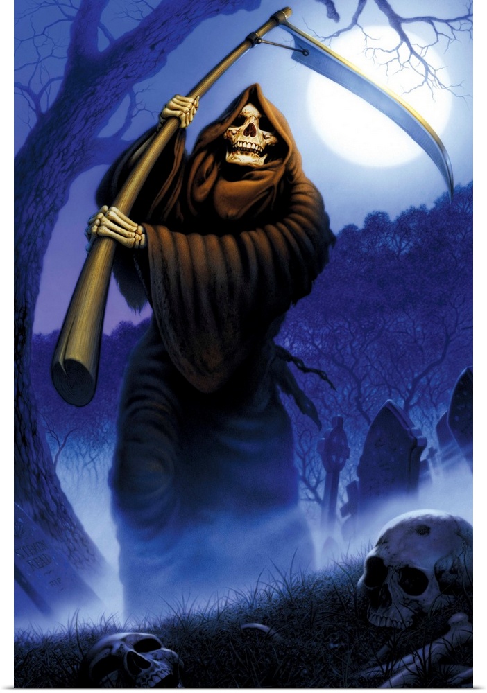 Poster Print Wall Art entitled Grim Reaper | eBay