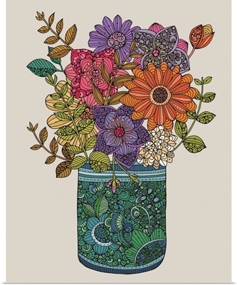 Jar With Flowers