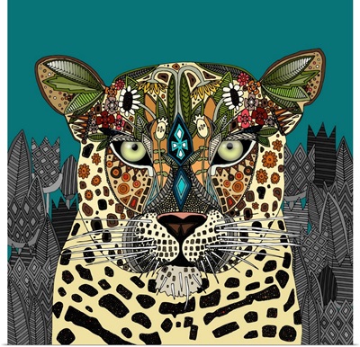 Leopard Queen Teal