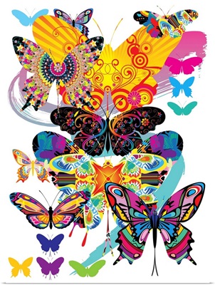 Pop Art Butterfly IV