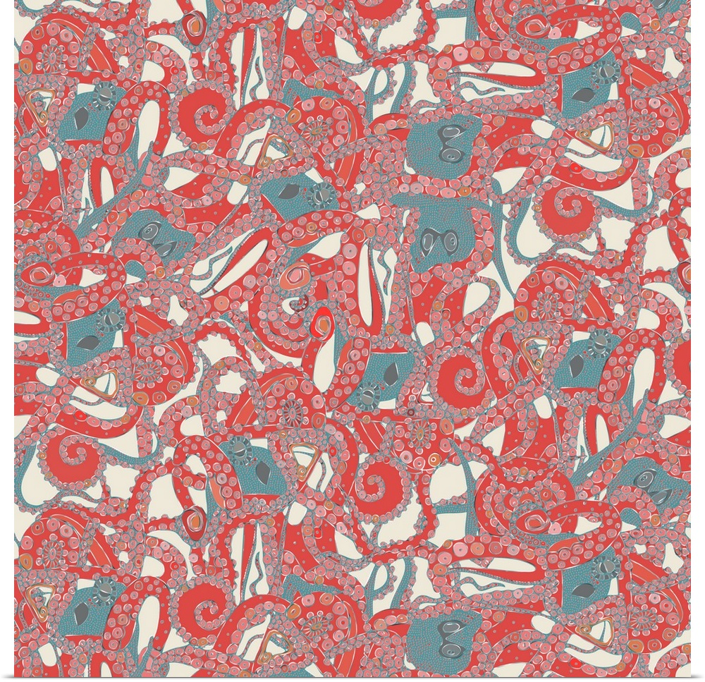 OCTOPUS TENTACLES (ALSO AVAILABLE AS A REPEATING PATTERN)