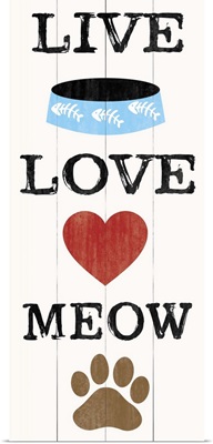 Cat Live Love Meow