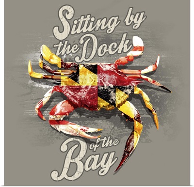Dock of the Bay Crab - Maryland Flag