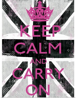Keep Calm black pink