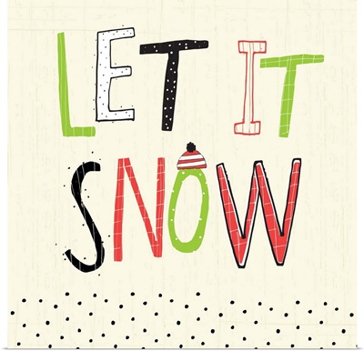 Let it Snow letters