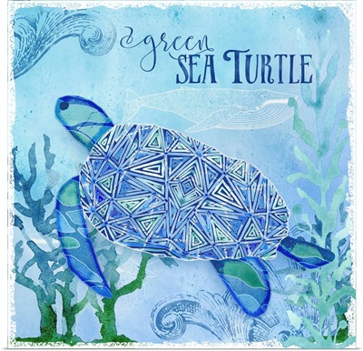 Sea Glass Turtle 2