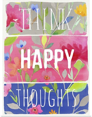 Think Happy Thoughts planks