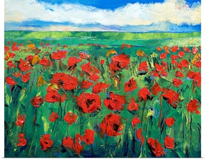 Field of Red Poppies