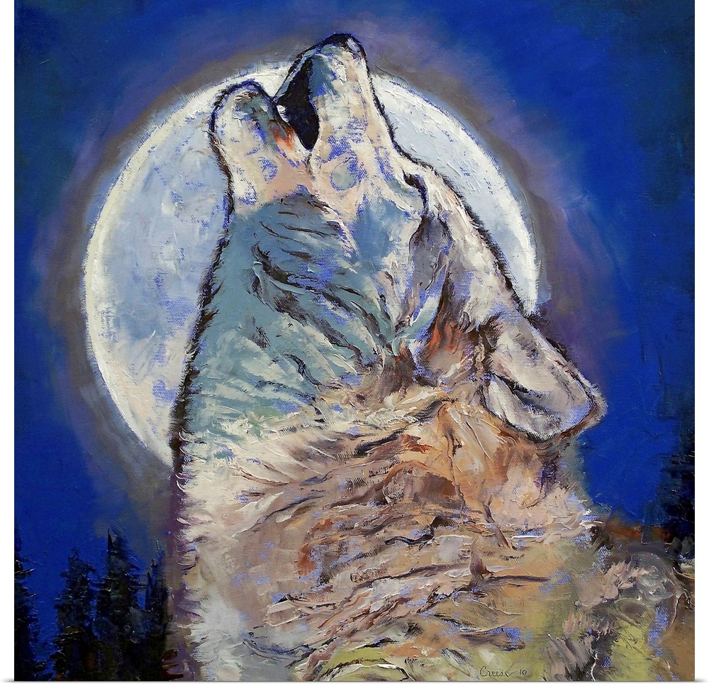 Original oil on canvas painting by American artist Michael Creese.