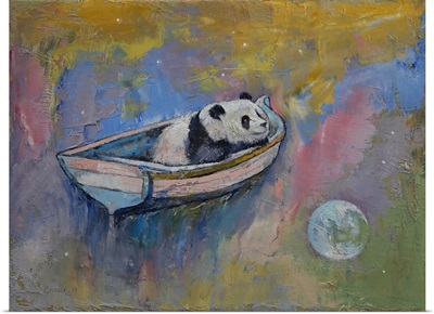 Panda Moon - Children's Art