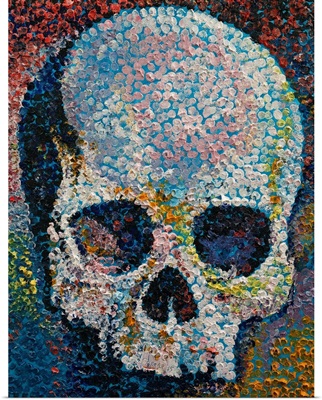 Pointillism Skull