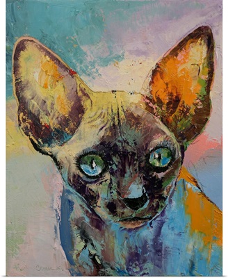 Sphynx Cat Portrait