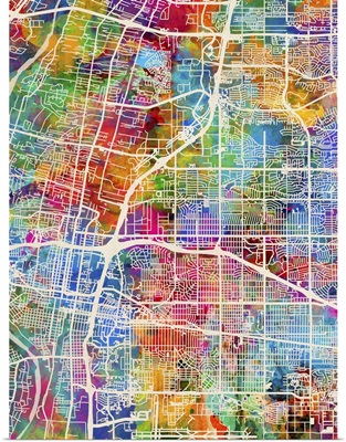 Albuquerque New Mexico City Street Map