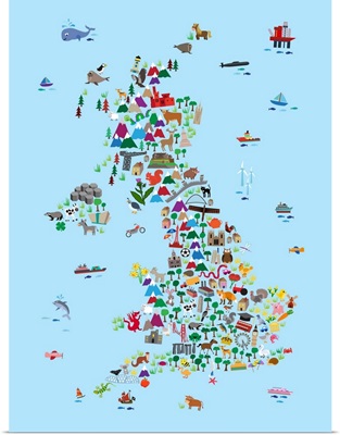 Animal Map of Great Britain