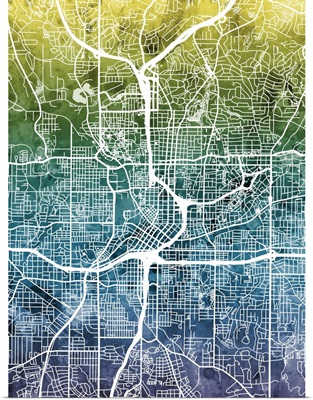 Atlanta Georgia City Map