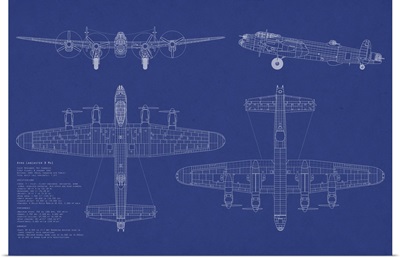 Avro Lancaster Bomber Blueprint