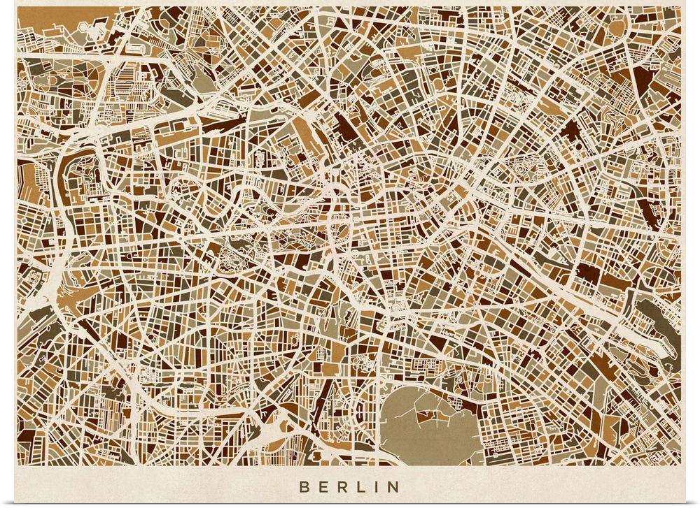 Berlin Germany Street Map