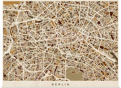 Berlin Germany Street Map