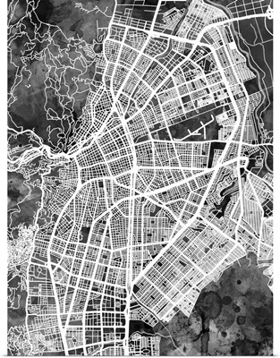 Cali Colombia City Map
