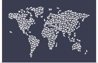 Cats Map of the World, Indigo
