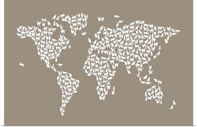 Cats Map of the World, Tan