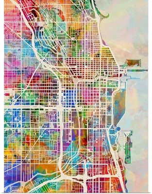 Chicago City Street Map
