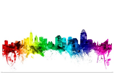 Cincinnati Ohio Skyline, Rainbow