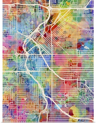 Denver Colorado Street Map