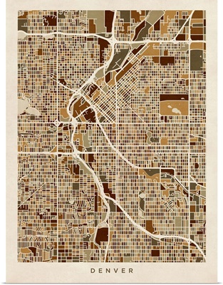 Denver Colorado Street Map