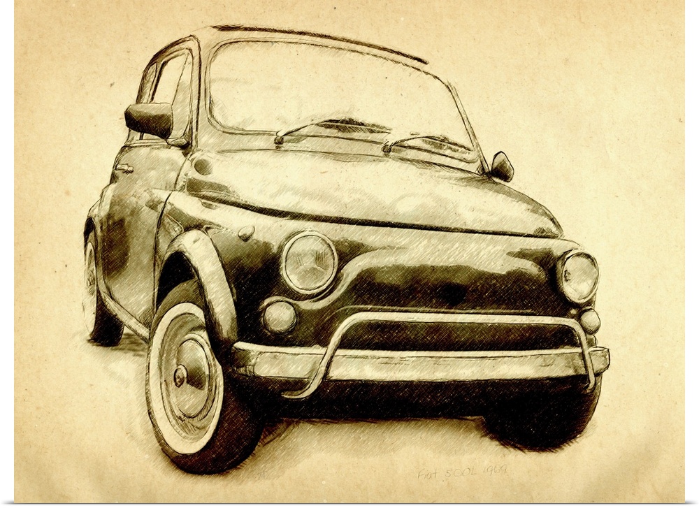 The Fiat 500 was a car produced by the Fiat company of Italy between 1957 and 1975.The car was designed by Dante Giacosa. ...