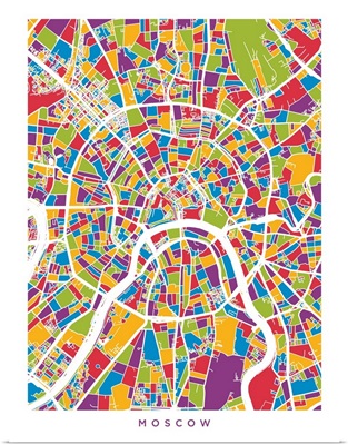 Moscow City Street Map