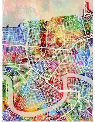 New Orleans Street Map