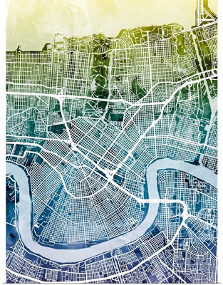New Orleans Street Map