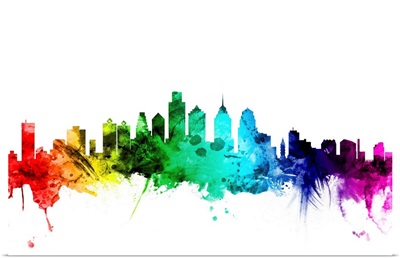 Philadelphia Pennsylvania Skyline, Rainbow