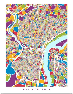 Philadelphia Pennsylvania Street Map