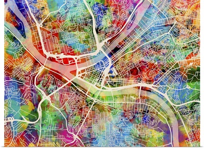 Pittsburgh Pennsylvania Street Map