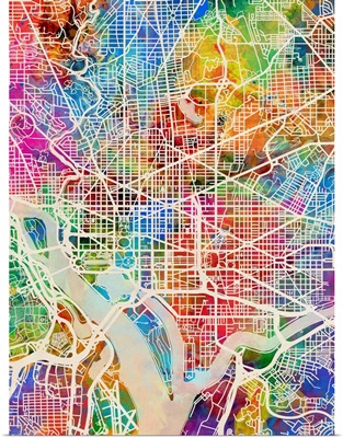 Washington DC Street Map