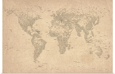 World Text Map