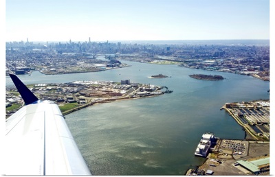 Just took off from La Guardia airport, New York, New York
