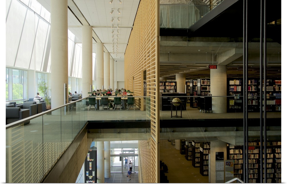 La Grande Biblioteque, Montreal, Quebec, Canada.