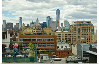 Usa, NY, New York City: South Manhattan and Liberty Tower seen from new Whitney Museum