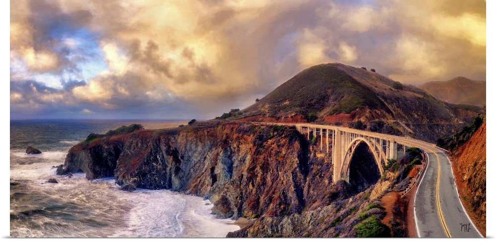 Built in 1932, the Bixby Creek Bridge adds a sense of enduring stability to the wild and untamed beauty of the Big Sur coa...