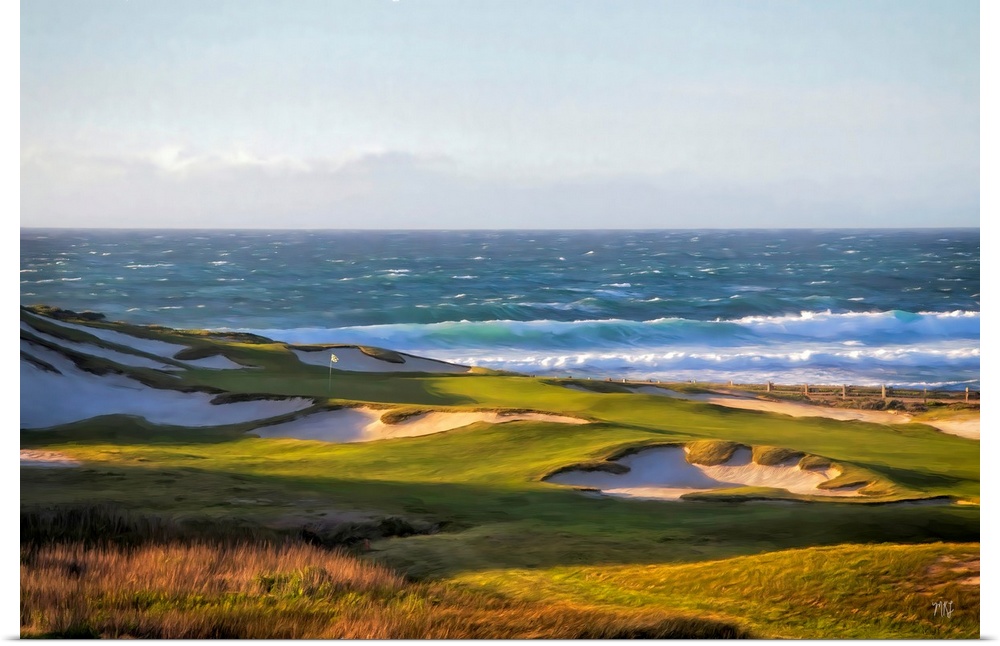 The Monterey Peninsula features many world-class golf courses. This one is just off the 17 Mile Drive in Pebble Beach.