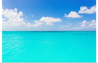 The turquoise waters of Grace Bay in the Turks and Caicos Islands