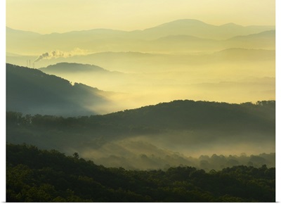 Appalachian Mountains from Doughton Park, Blue Ridge Parkway, North Carolina