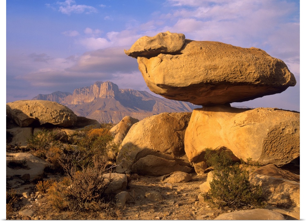 Balanced rocks, Guadalupe Mountain National Park, Texas